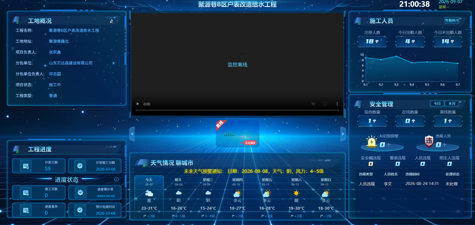 智慧工地 缩略图 2 - 惠州市超越信息科技有限公司